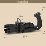 Little Story 8 Holes Bubble Machine Kids Gun - Black