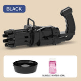 Little Story 8 Holes Bubble Machine Kids Gun - Black