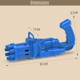 Little Story 8 Holes Bubble Machine Kids Gun - Blue