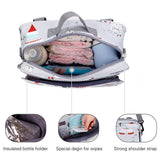Little Story Polar Bear Baby Diaper Changing Clutch Kit - Grey