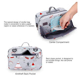 Little Story Polar Bear Baby Diaper Changing Clutch Kit - Grey