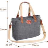Little Story Bronx Diaper Bag - Grey