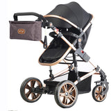 Little Story Bronx Stroller Organizer- Ivory