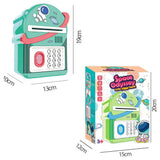 Little Story Cute Piggy Bank With Fingerprint Lock And Music - Astronaut Green