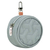 Little Story Quilted Diaper Backpack with Pacifier Bag And Stroller Hooks - Wedgewood Green