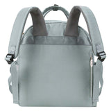 Little Story Quilted Diaper Backpack with Pacifier Bag And Stroller Hooks - Wedgewood Green