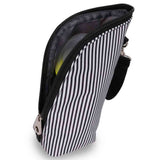 Little Story Diaper Bag Set Of 6 With Hooks - Black