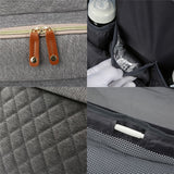 Little Story Diaper Bag withT Pacifier Pouch - Grey