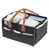 Little Story Diaper Caddy With Pouch Medium - Black