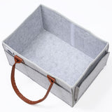 Little Story Diaper Caddy With Travel Pouch Medium - Grey