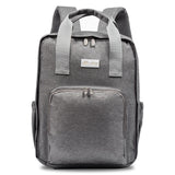 Little Story Stylish Diaper Travel Backpack with Changing Pad - Grey
