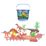 Little Story Dinosaur World Bucket Set - 21Pcs