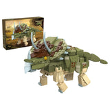 Little Story (Leg Godt) Toy Dinosaurs World Triceratops Blocks - 410 Pcs