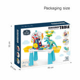 Little Story DIY Dinosaur Ferris Wheels Blocks Table - 52Pcs