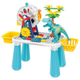 Little Story DIY Dinosaur Ferris Wheels Blocks Table - 52Pcs