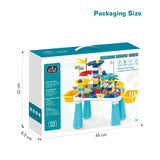 Little Story DIY Slide Track Rolling Ball Blocks Table - 111Pcs