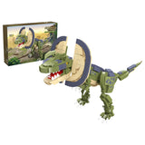 Little Story (Leg Godt) Toy Dinosaurs World Double Crowned Dragon Blocks - 309Pcs