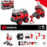 Little Story Kids Toy Firefighting Truck With Remote Control - Red