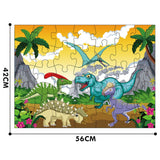 Little Story Dinosaurs World Jumbo Floor Jigsaw Puzzle - 35Pcs