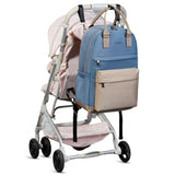 Little Story Colorland Kenzie Pack And Go Baby Travel Diaper Backpack - Sky Blue