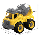 Little Story Kids Construction Toy Cement Mixer - Yellow