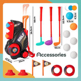 Little Story Kids Golf Kit With Mobility Cart