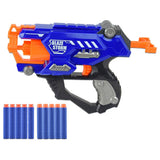 Little Story Kids Manual Bullet Gun With 10Pcs Soft Bullets - Blue