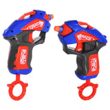 Little Story Kids Manual Mini Bullet Gun With 10 Soft Bullets - Pack Of 2 - Blue