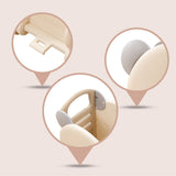 Little Story Bear Shaped Portable Kids Toys Shopping Cart - Ivory