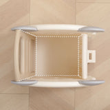 Little Story Bear Shaped Portable Kids Toys Shopping Cart - Ivory