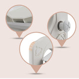 Little Story Kids Toys Storage With 6 Bins - Grey White