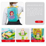 Little Story Make Up Box With Dough Backpack (30 Pcs) - Green