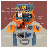 Little Story 3-In-1 Mode Tools Station Toy Set School Bag (23 Pcs) - Yellow
