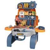 Little Story 3-In-1 Mode Tools Station Toy Set School Bag (23 Pcs) - Yellow