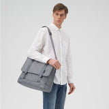 Little Story Dad'S Diaper Bag with Changing Mat & Stroller Straps - Grey