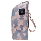 Little Story Portable Insulated Milk Bottle Warmer Bag With Usb - Purple