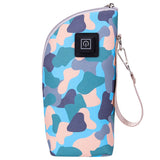 Little Story Portable Insulated Milk Bottle Warmer Bag With Usb - Green