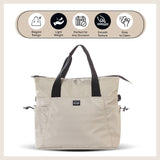 Little Story Mommy Diaper Bag with Changing Mat – Beige
