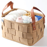Little Story Multi-Purpose Laundry Caddy Basket Felt - Khaki