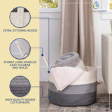 Little Story Multi-Purpose Laundry Caddy Basket XXL - Grey