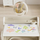 Little Story Multi Purpose Drawing/Study Table With Chair - Khaki