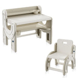 Little Story Multi Purpose Study Table with Chair - Khaki