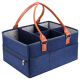 Little Story Premium Diaper Caddy - Blue