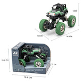 Little Story Kids Toy Pull Back Climbing Jeep - Green