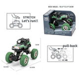 Little Story Kids Toy Pull Back Climbing Jeep - Green
