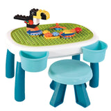 Little Story DIY Spinning Puzzle Building Blocks Set With Stool - 35Pcs