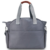 Little Story Quilted Diaper Bag with Pacifier Pouch - Dark Grey