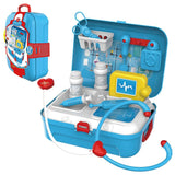Little Story Doctor Set Box Backpack (17 Pcs) - Blue