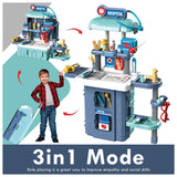 Little Story 3-In-1 Mode Doctor Set (38 Pcs) - Blue