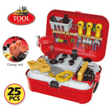 Little Story Mechanic Tool Box Backpack (25 Pcs) - Red